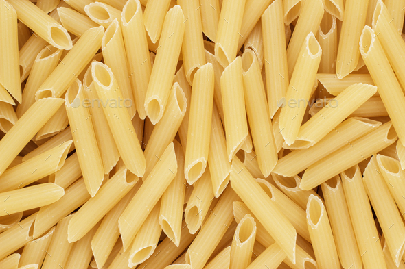 Uncooked Pasta Background Uncooked Penne Pasta Texture Background Stock Photo By